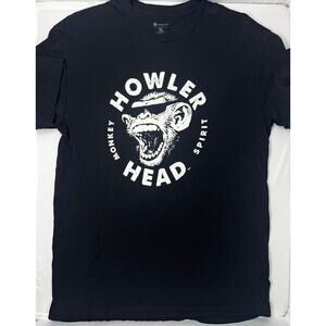 Howler Head Monkey Spirit Graphic Men's Tshirt size L PreOwned in good condition